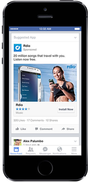 Facebook App Install Ads